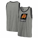 Phoenix Suns Team Essential Tri-Blend Tank Top - Heather Gray,baseball caps,new era cap wholesale,wholesale hats
